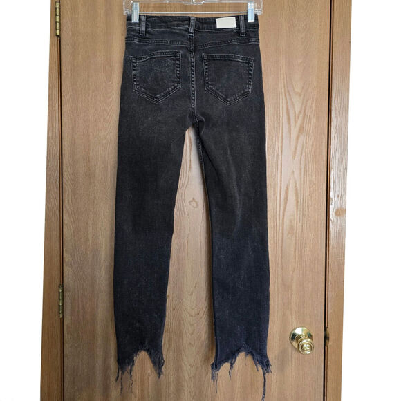 Maje Slim Straight Cut Ripped Jeans - Picture 3 of 10